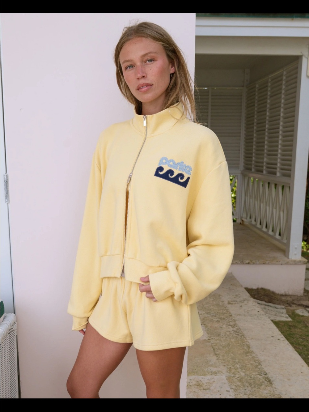 Parke Zip Up Mockneck - Picture 2 of 8